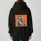 有森しずくの野生の獣と布のけもの Heavyweight Zip Hoodie