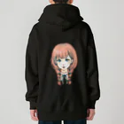 🐶シュナといろいろ🎨の三つ編み女の子 Heavyweight Zip Hoodie