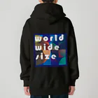 world_wide_sizeのworld wide size バンドTシャツ ヘビーウェイトジップパーカー