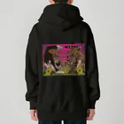 ねこのLAPHCONESSのラフヴーリン　ボタニカル Heavyweight Zip Hoodie