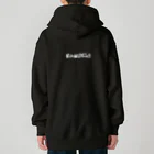 RAMUKiのRide兜（白） Heavyweight Zip Hoodie