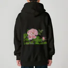 JapaneseArt Yui Shopの牡丹 Heavyweight Zip Hoodie