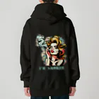 islandmoon13の煙草を吸う美女 Heavyweight Zip Hoodie