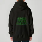 GoodWoodDaddyのGoodWoodDaddy　テキスト　グリーン Heavyweight Zip Hoodie