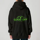 kazu_gの日日是好日（ライムグリーン） Heavyweight Zip Hoodie