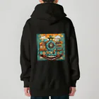 のんびりアート工房のレトロファッション Heavyweight Zip Hoodie