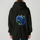 J-M-Kのブルーローズ Heavyweight Zip Hoodie