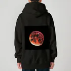 JapaneseArt Yui Shopの皆既月食 Heavyweight Zip Hoodie