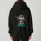 kazu_gのスケボーのない人生なんて!(パンダ)濃色用 Heavyweight Zip Hoodie