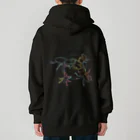 harukanitukiの★カブトムシ　クワガタムシ　オス　メス Heavyweight Zip Hoodie