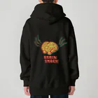 UETSUJI ShotaroのBRAIN SHOCK Heavyweight Zip Hoodie