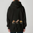 Siderunの館 B2の【バックプリント】おかしな中生代 Heavyweight Zip Hoodie