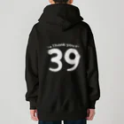 イラスト MONYAAT の39 Thank you B   Heavyweight Zip Hoodie