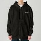 “すずめのおみせ” SUZURI店のJUST KEEP GOING Heavyweight Zip Hoodie