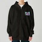 MONKEY  JOYのアイロンビーズのニホンザル Heavyweight Zip Hoodie