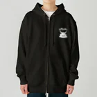 RAMUKiのRide兜（白） Heavyweight Zip Hoodie