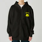 RAMUKiのRide兜（黄色） Heavyweight Zip Hoodie