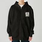 PALA's SHOP　cool、シュール、古風、和風、の「全てを見通す目のある心臓」を持つ手 Heavyweight Zip Hoodie