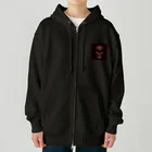 R&N PhotographyのR&N Photographyの骸骨 Heavyweight Zip Hoodie