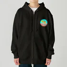 LalaHangeulの柱状節理 Heavyweight Zip Hoodie