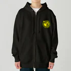 B-catのそんなバナナ、嘆き（丸型） Heavyweight Zip Hoodie