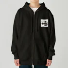 ＋CARABBIの香水瓶と猫 Heavyweight Zip Hoodie