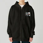 choropperのボクサーハスキー Heavyweight Zip Hoodie