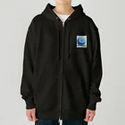 tayukishiの押したくなるボタン Heavyweight Zip Hoodie