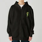 satoayaのアニマルカフェのフルーツファッション　ラフランス Heavyweight Zip Hoodie