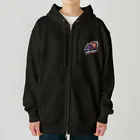 なおちゅん・デザインはうすのアメリカン・ステッカーシリーズ1 Heavyweight Zip Hoodie