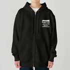 Kosher_Japan ユダヤのモシアハ（メシア）はすぐそこに！（白色プリント） Heavyweight Zip Hoodie