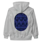 dizzyのzigzag_window_indigo_blue Heavyweight Zip Hoodie