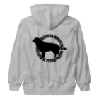 WebArtsのBernese Mountain Dog Design01 バーニーズマウンテンドッグ Heavyweight Zip Hoodie