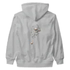 motsunabeeのpearl clip, unique, new design, special Heavyweight Zip Hoodie