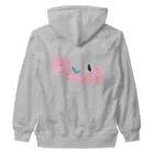 ウサネコ38のさくらのクジラに誘われて Heavyweight Zip Hoodie