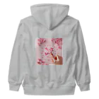 chapinnuのさくらの花びらで遊ぼう♪ Heavyweight Zip Hoodie