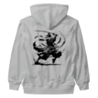 Sunlit HorizonのA lonely SAMURAI Heavyweight Zip Hoodie