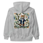 なむねこの猫社長 Heavyweight Zip Hoodie