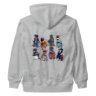 ヤママユ(ヤママユ・ペンギイナ)のKimono Penguins Heavyweight Zip Hoodie