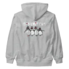 penguininkoのSpheniscus Quartet Heavyweight Zip Hoodie