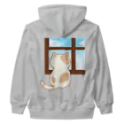 ウチのMEIGENやさんの猫 〜窓辺のひととき〜 Heavyweight Zip Hoodie