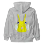 LalaHangeulのコンゴウフグさん　背面プリント Heavyweight Zip Hoodie