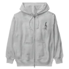 猫竹（nekotake)の仲良し2匹の散歩.nekotake Heavyweight Zip Hoodie