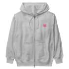 crystal star☆の猫に星と羽根 Heavyweight Zip Hoodie