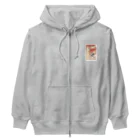 寿めでたや(ukiyoe)の蔦に四十雀 Heavyweight Zip Hoodie