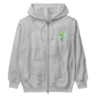 MoChi_Megのイカパイナポー=Ika&Pineapple Heavyweight Zip Hoodie