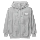 LalaHangeulの猫が寝転んだ Heavyweight Zip Hoodie