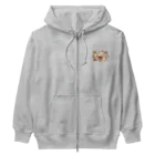 猫のきぬくんのお店のハウルくん一家　クリスマスツアー Heavyweight Zip Hoodie