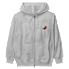 キャバリアMyラブのふせ！ブレンハイム Heavyweight Zip Hoodie