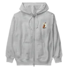 Ａｔｅｌｉｅｒ　Ｈｅｕｒｅｕｘのチェロを弾く猫 Heavyweight Zip Hoodie